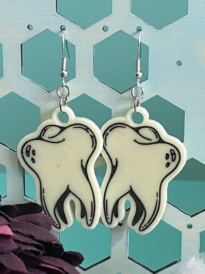 Teeth Earrings
