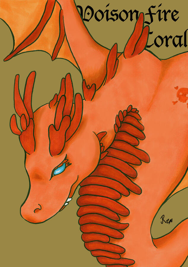 Poison Fire Coral Mushroom Dragon