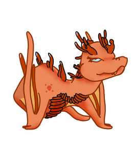 Poison Fire Coral Mushroom Dragon