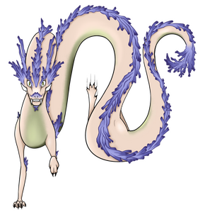 Lilac Coral Mushroom Dragon