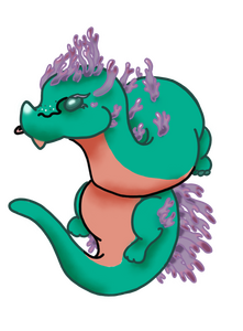Violet Coral Mushroom Dragon