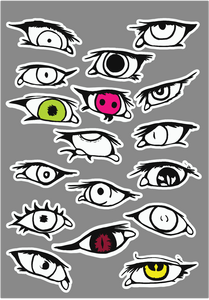 Eyes Sticker Sheet